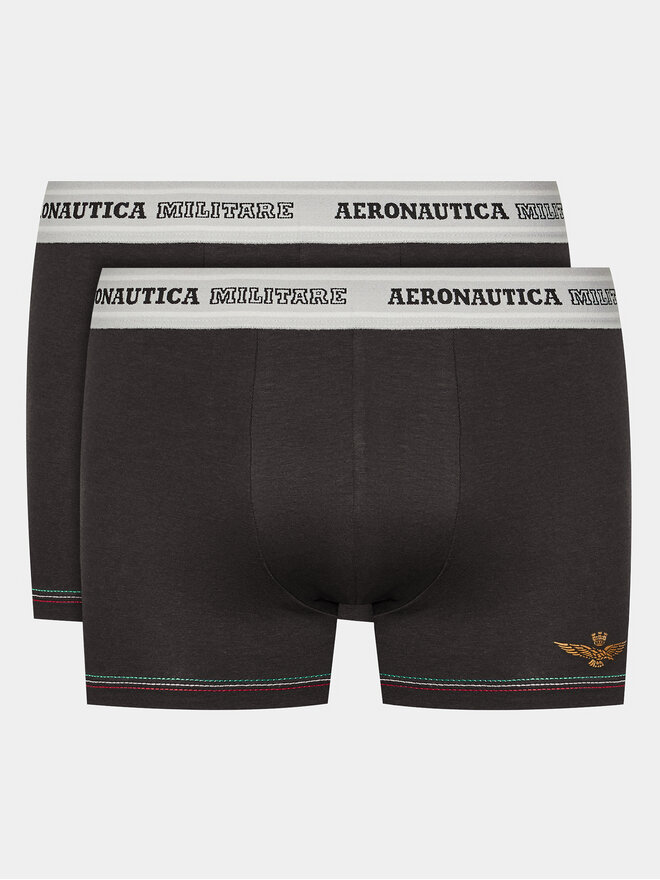 Aeronautica Militare Aeronautica Militare Набір з 2 пар боксерів AM1UBX003 Чорний