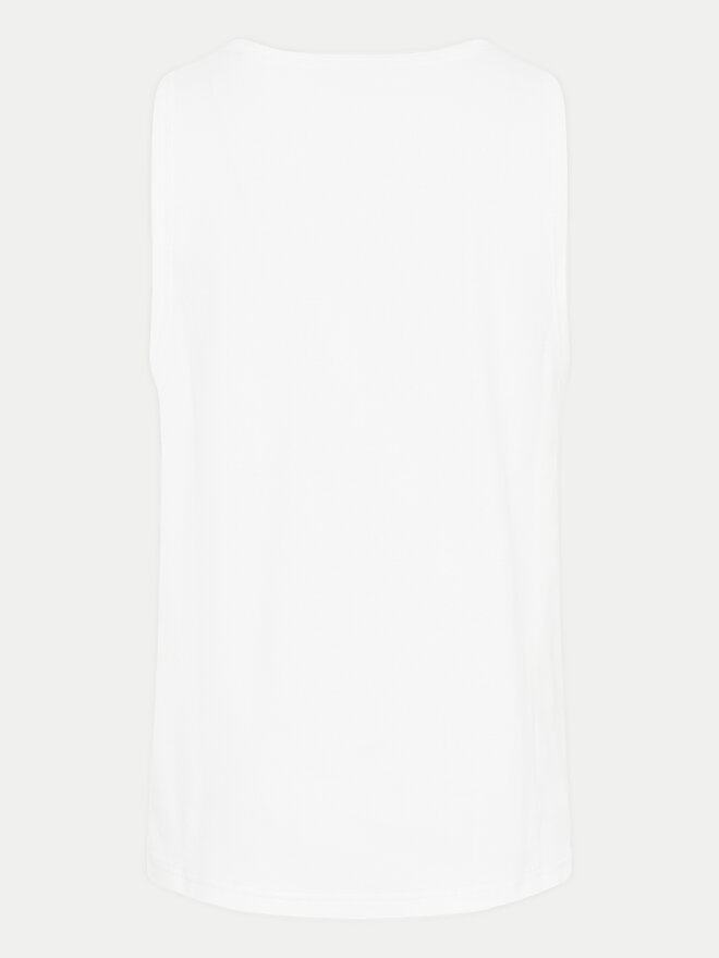 Solid Solid Tank top 21108248 Λευκό Regular Fit