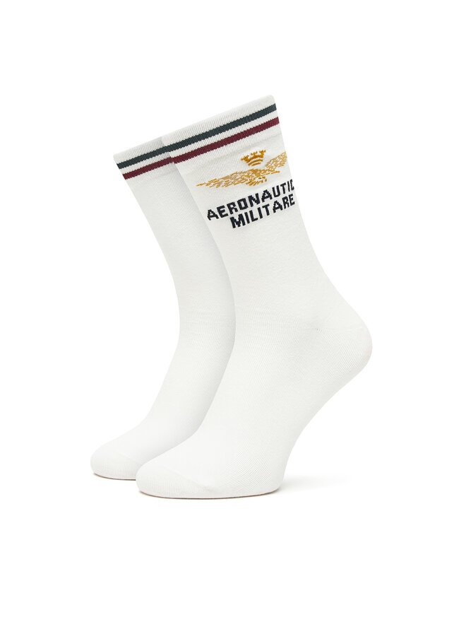 Aeronautica Militare Hohe Herrensocken Aeronautica Militare 252CZ0012UL00499 Weiß