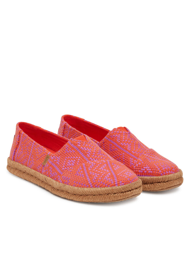 Toms Espadrilky Toms Diamond Global 10021885 Červená