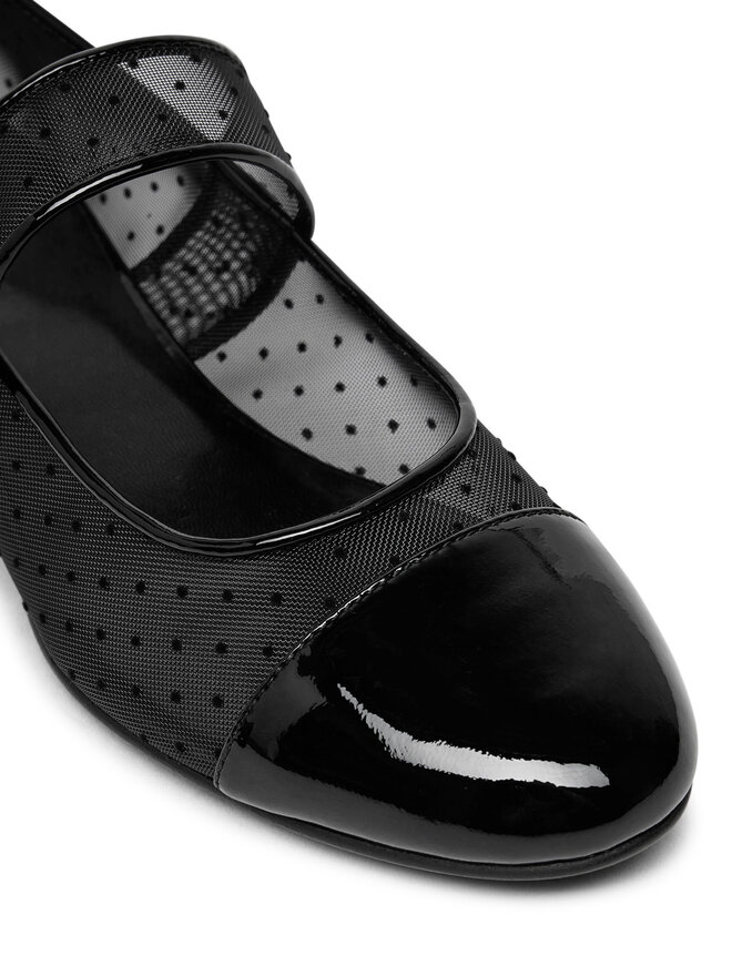 Tory Burch Baleriny Tory Burch Cap-Toe Mary Jane 162496 Czarny