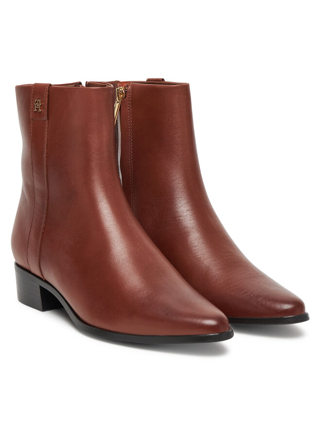 Tommy Hilfiger Ботильйони Tommy Hilfiger FW0FW08980 Коричневий