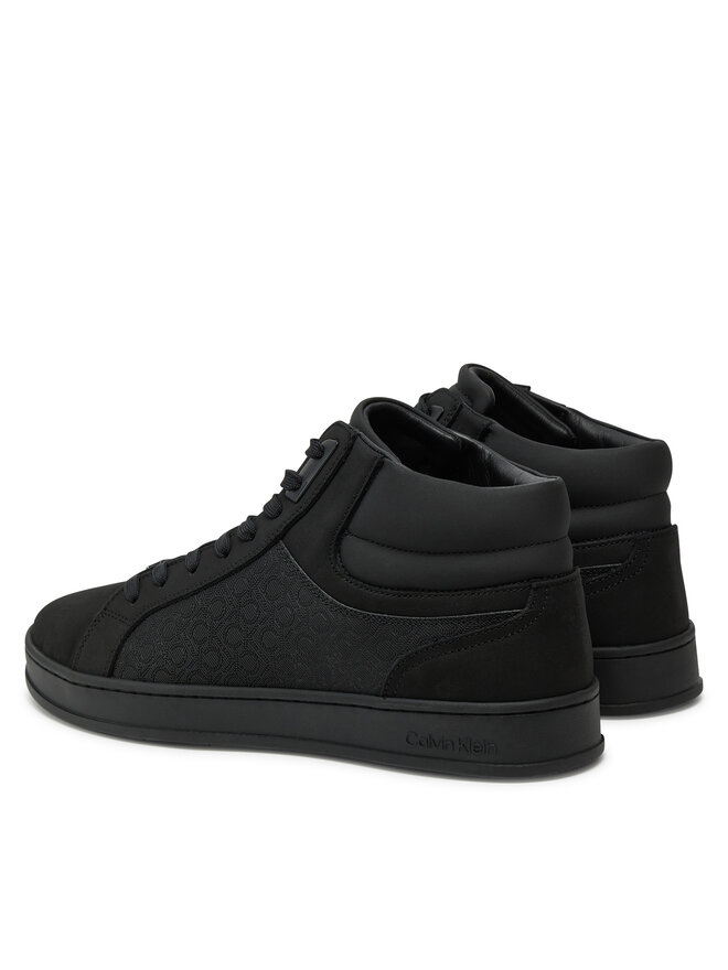 Calvin Klein Снікерcи Calvin Klein High Top Lace Up Nb Mono HM0HM01769 Чорний