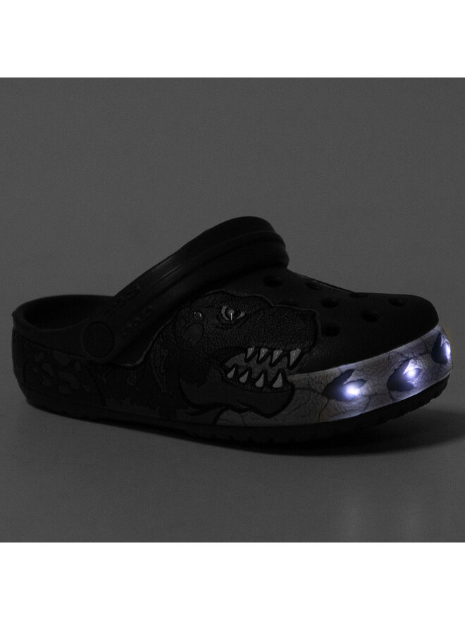 Crocs Pantoletten Crocs Fl Dino Band Lights Cg K 206157 Grau