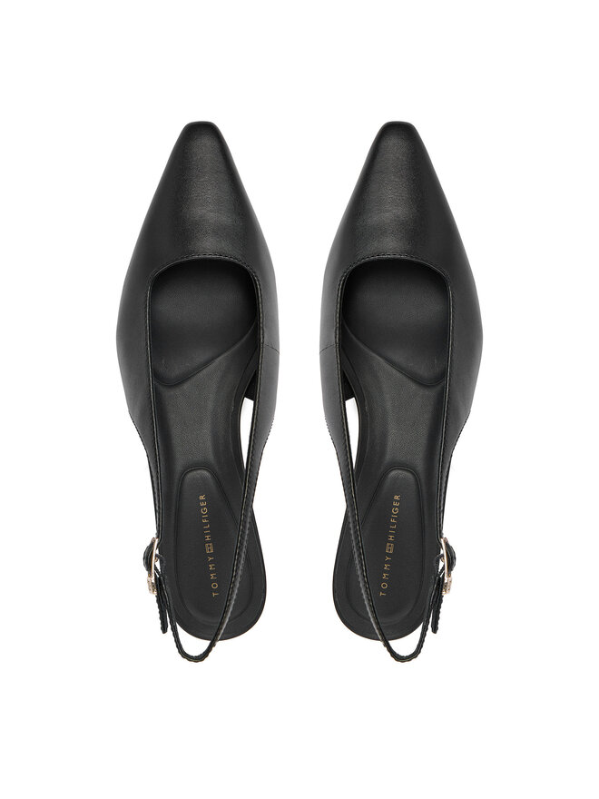 Tommy Hilfiger Pumps Tommy Hilfiger Th Buckle Slingback Low Pump FW0FW09009 Schwarz