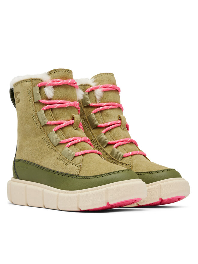 Sorel Μπότες Χιονιού Sorel Explorer™III Lace Wp 2088511327 Πράσινο