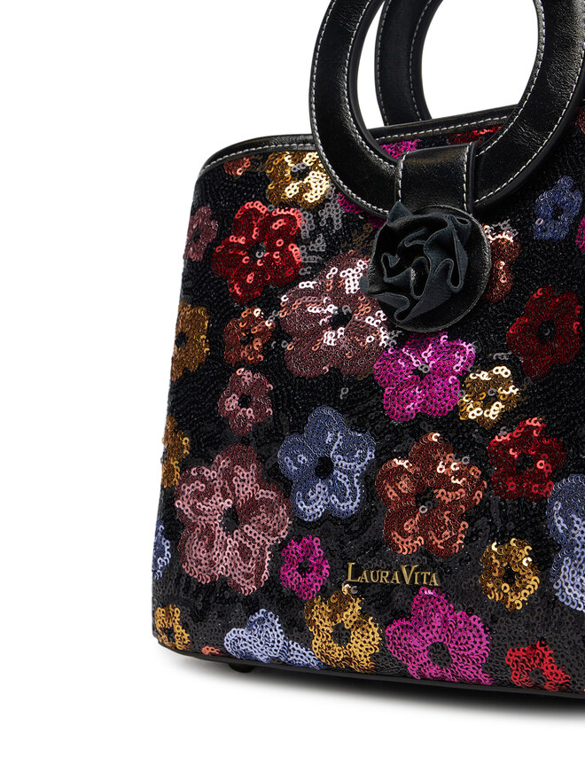 Laura Vita Handtasche Laura Vita Alisa 03 Schwarz