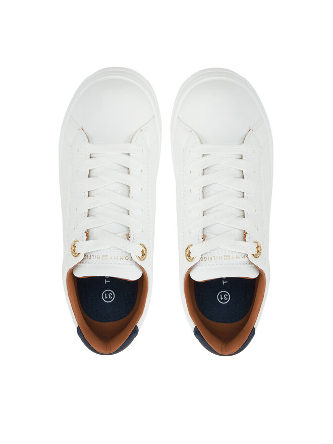 Tommy Hilfiger Αθλητικά Tommy Hilfiger Low Cut Lace-Up Sneaker T3X9-33857-1355 M Λευκό