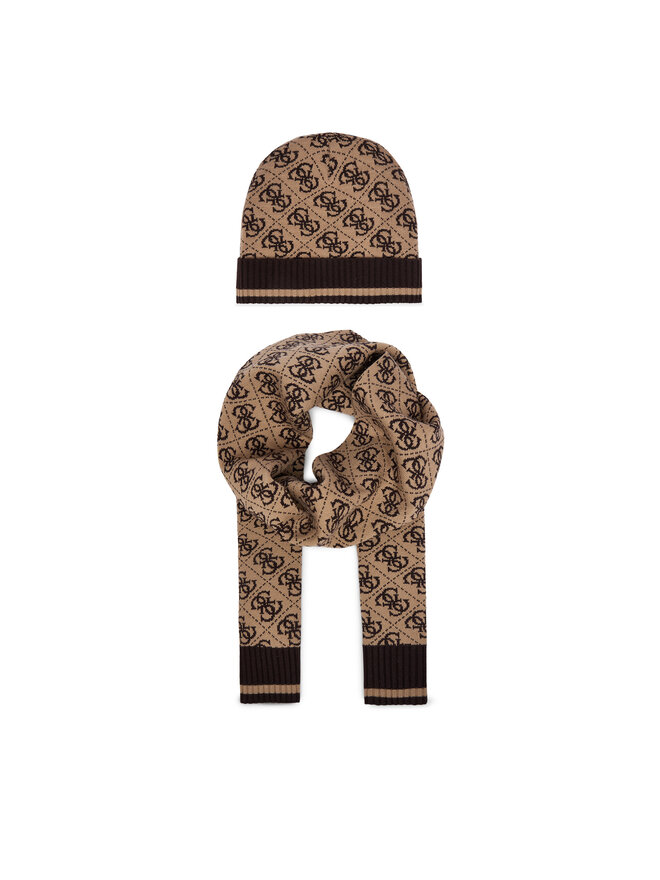 Guess Набір Шарф і Шапка Guess GFBOXM P6102 Бежевий