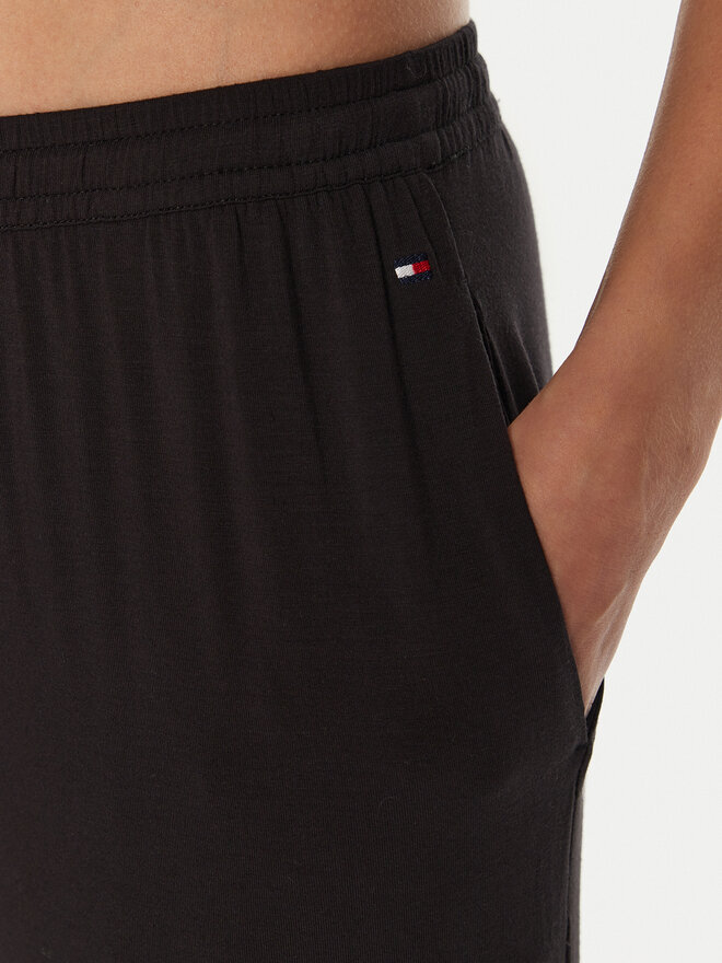 Tommy Hilfiger Tommy Hilfiger Παντελόνι πιτζάμας UW0UW05575 Μαύρο Relaxed Fit
