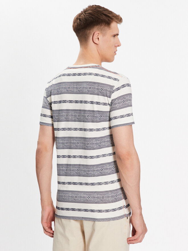 INDICODE INDICODE T-Shirt Raffa 40-925 Σκούρο μπλε Regular Fit