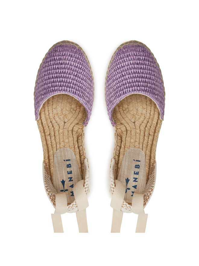 Manebi Alpargatas Manebi Yucatan Flat Valenciana Espadrilles G 3.3 P0 Violeta