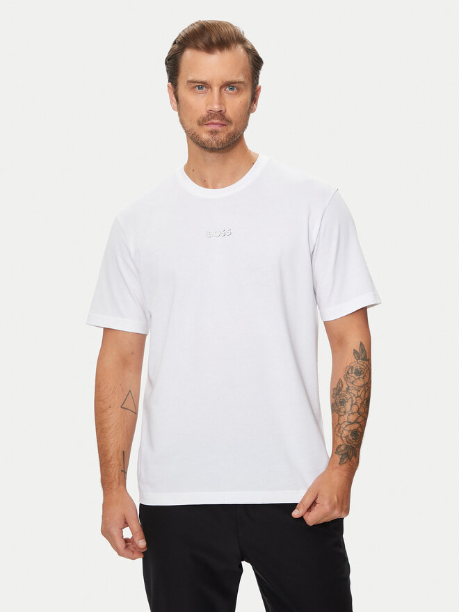 BOSS BOSS Camiseta 50519368 Blanco Oversize