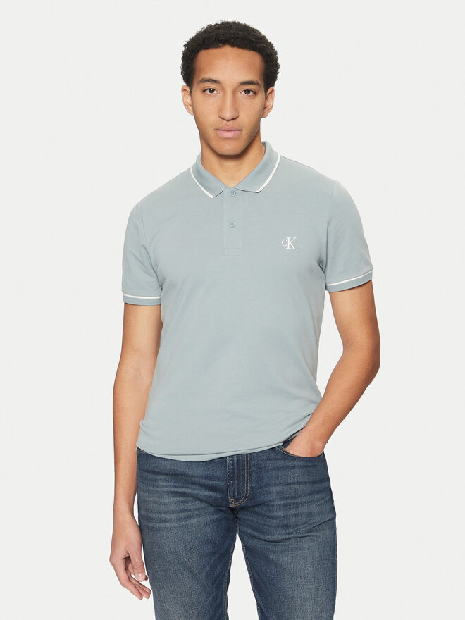 Calvin Klein Jeans Calvin Klein Jeans Poloshirt J30J315603 Blau Slim Fit