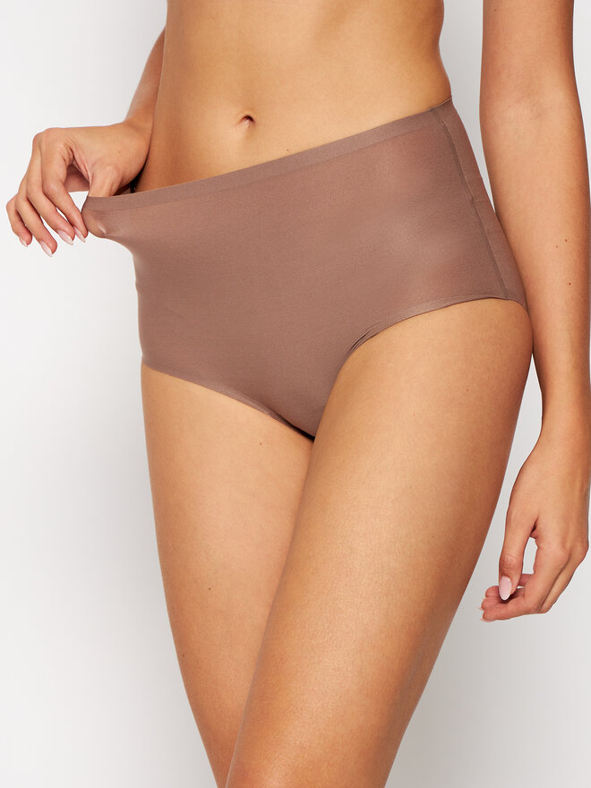 Chantelle Chantelle Klassischer Damenslip mit hoher Taille Soft Stretch C26470 Braun
