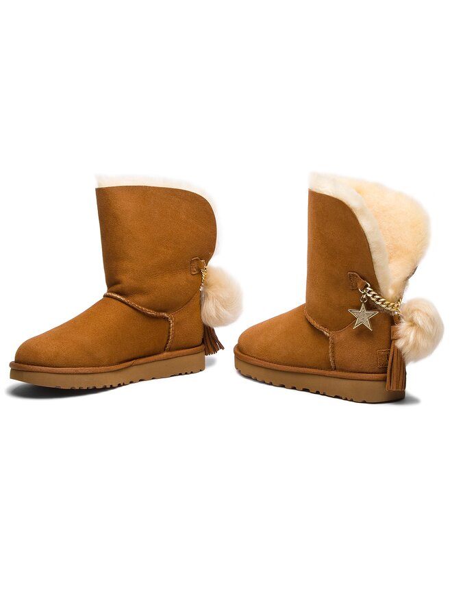Schneeschuhe Ugg W Classic Charm Boot 1095717 Braun de.eschuhe.ch