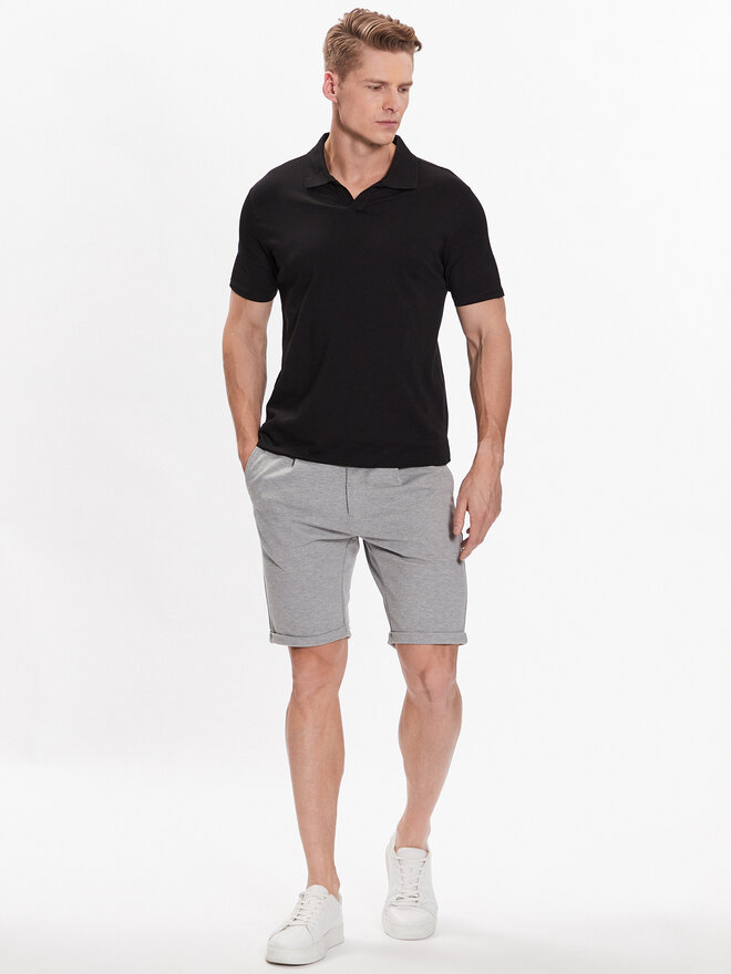 Lindbergh Lindbergh Polo 30-404036 Μαύρο Slim Fit