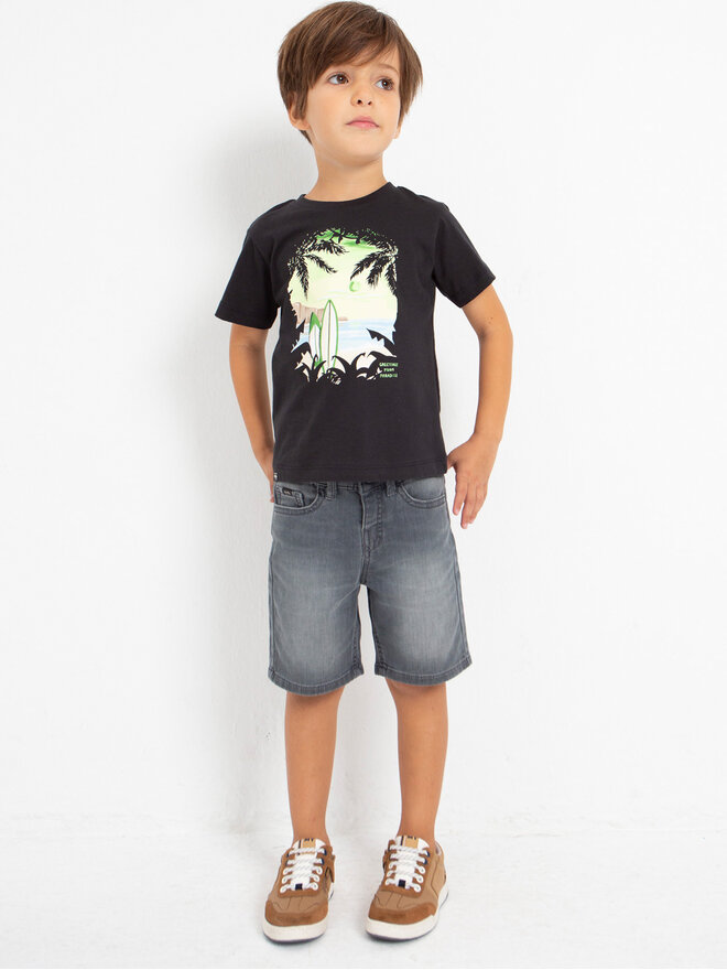 Mayoral Mayoral Camiseta 3020 Negro Regular Fit