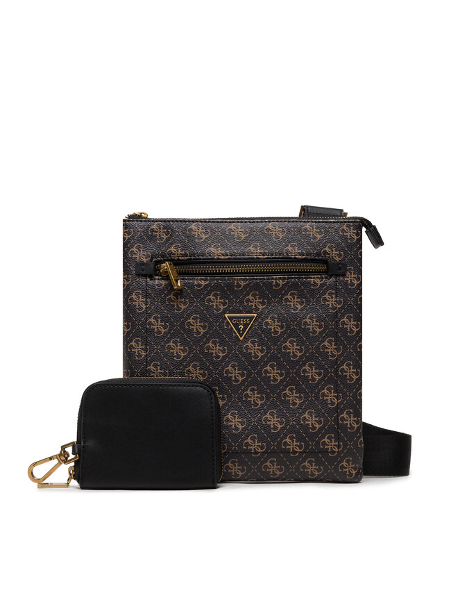 Guess Плоска сумка Guess Vezzola HMVZLA P2291 Коричневий