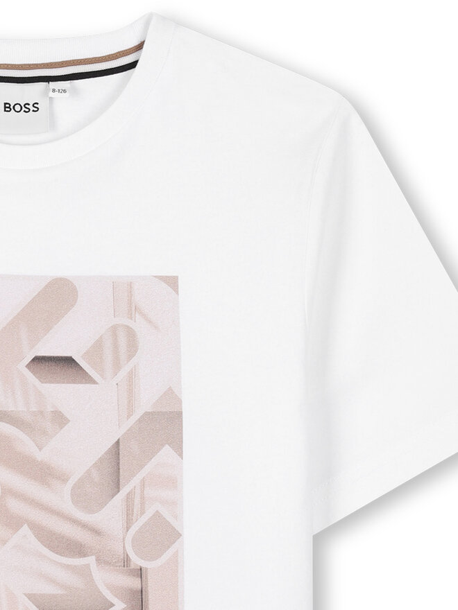 BOSS BOSS Camiseta J52036 D Blanco Regular Fit
