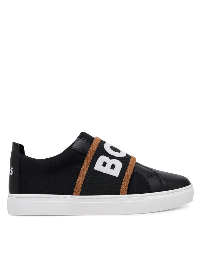 BOSS Sneakersy BOSS J51655 S Čierna