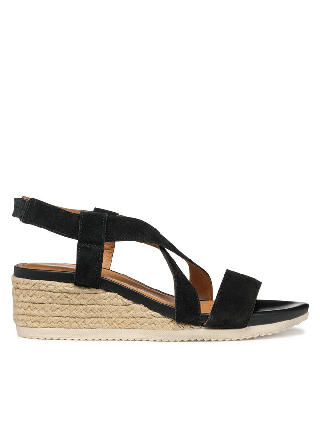Geox Espadrilles Geox D Ischia Corda D55HHA 00022 C9999 Fekete