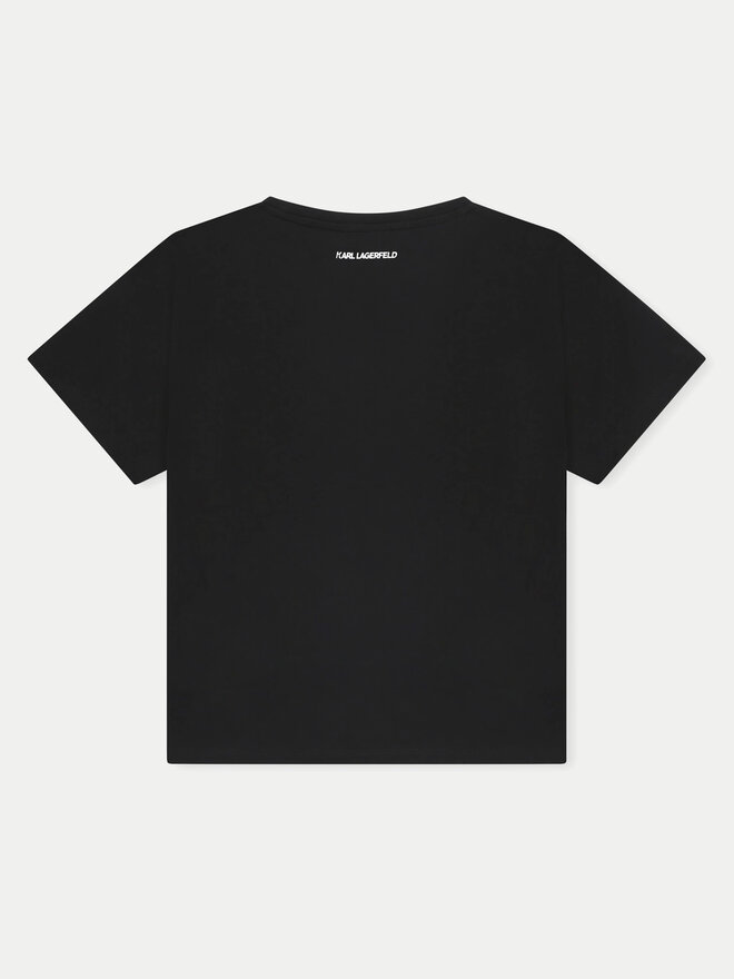 Karl Lagerfeld Kids Karl Lagerfeld Kids Camiseta Z30212 S Negro Regular Fit