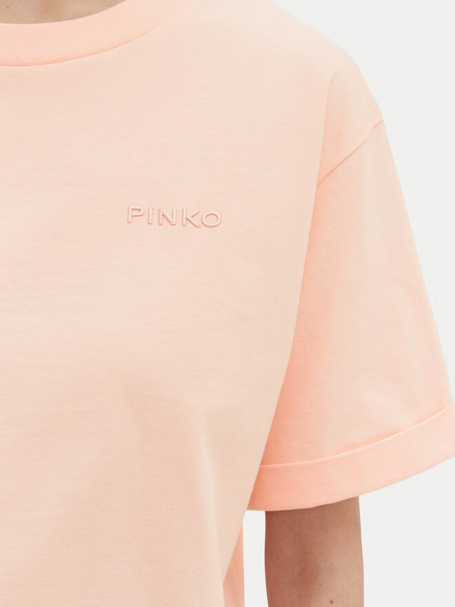PINKO PINKO T-Shirt 104882 A2HN Κοραλλί Regular Fit