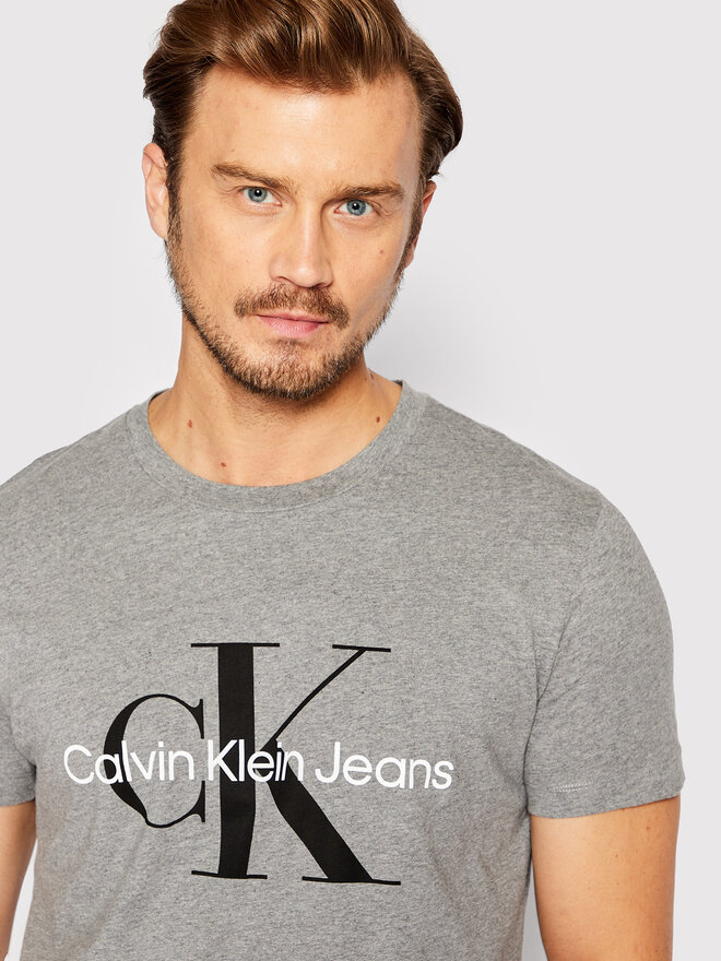 Calvin Klein Jeans Calvin Klein Jeans T-Shirt J30J320935 Γκρι Slim Fit