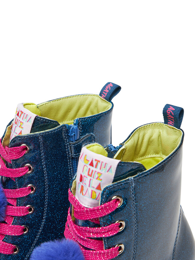 Agatha Ruiz de la Prada Schnürstiefeletten Agatha Ruiz de la Prada 241961-A D Blau