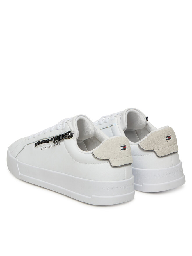 Tommy Hilfiger Sneakers Tommy Hilfiger Th Court Zip FM0FM05730 Weiß
