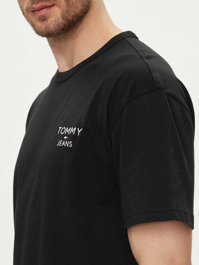 Tommy Jeans Tommy Jeans Marškinėliai DM0DM18872 Juoda Regular Fit