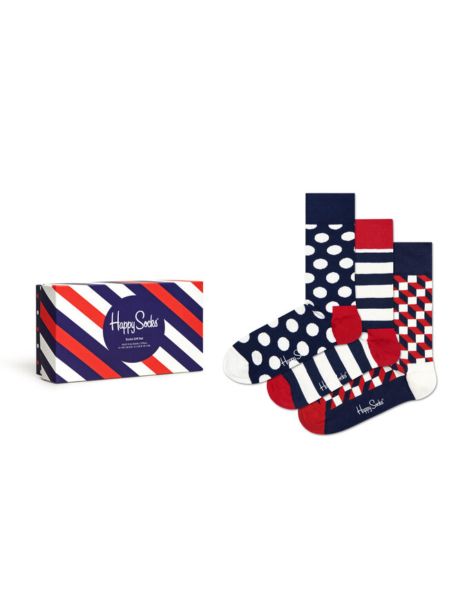 Happy Socks Довгі шкарпетки Happy Socks XSTR08-6000 Cиній