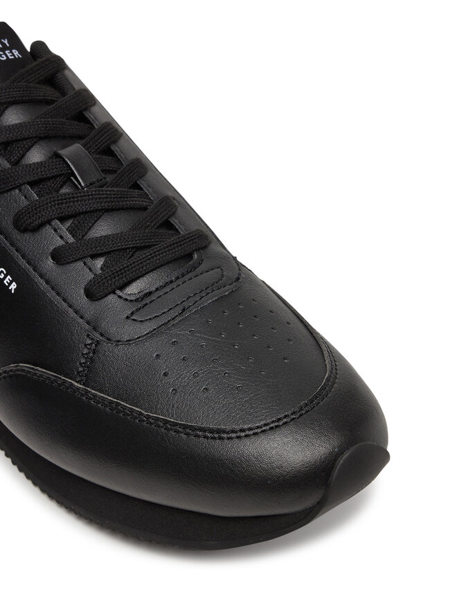Tommy Hilfiger Сникърси Tommy Hilfiger Lo Runner Pu Mix FM0FM05419 Черен