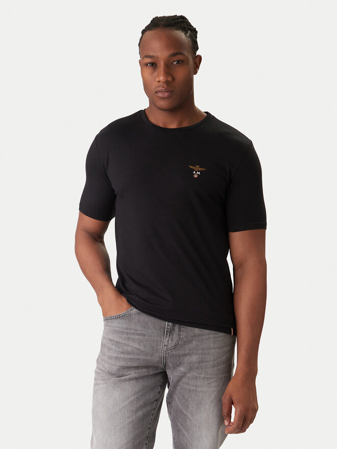 Aeronautica Militare Aeronautica Militare T-Shirt-Set AM1UTI001B Schwarz Regular Fit