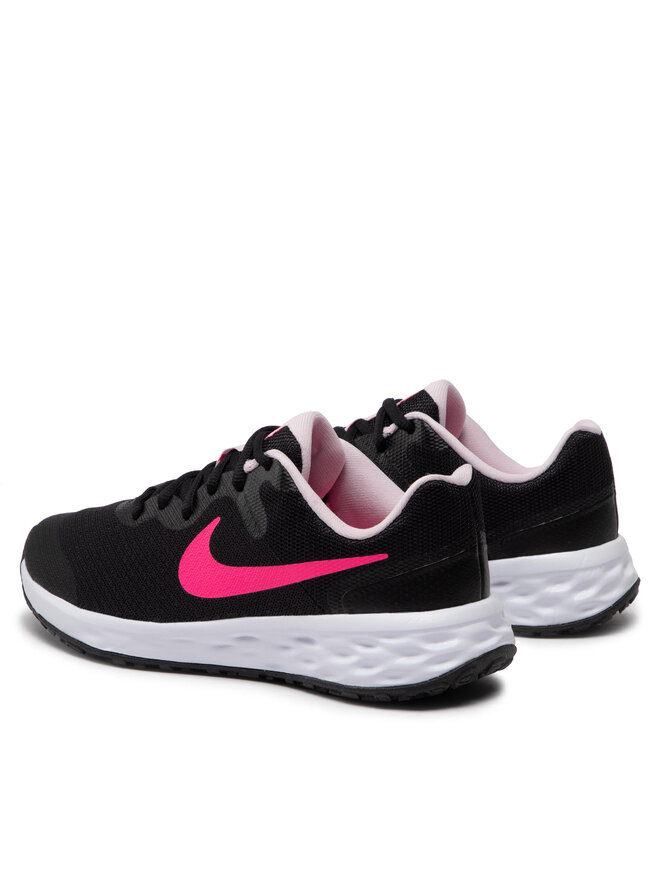 Nike Tenisice za trčanje Nike Revolution 6 Nn (GS) DD1096 007 Crna