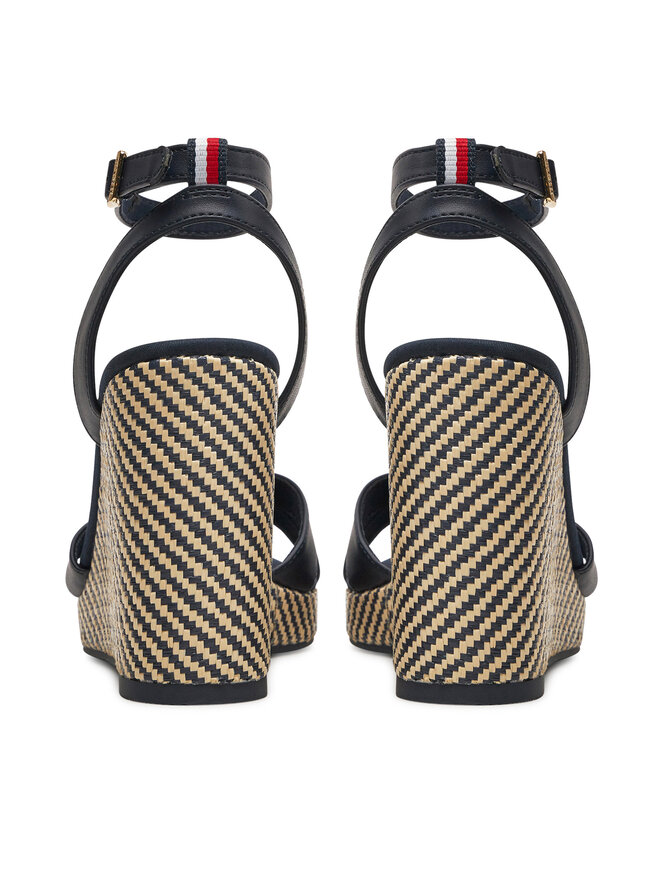 Tommy Hilfiger Sandalias Tommy Hilfiger Im Raffia Sandal FW0FW08224 Azul marino