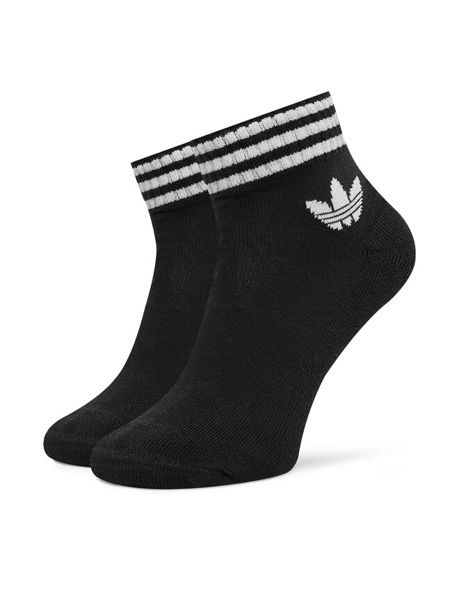adidas 3 pár uniszex hosszú szárú zokni adidas 3-Stripes JV7436 Fekete