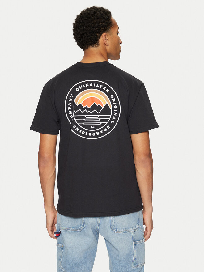 Quiksilver Quiksilver Marškinėliai Landscapes EQYZT07917 Juoda Regular Fit
