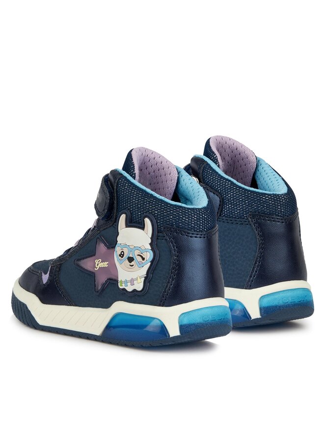 Geox Snīkeri Geox J Inek Girl J36ASC 0CENF C4215 M Tumši zils