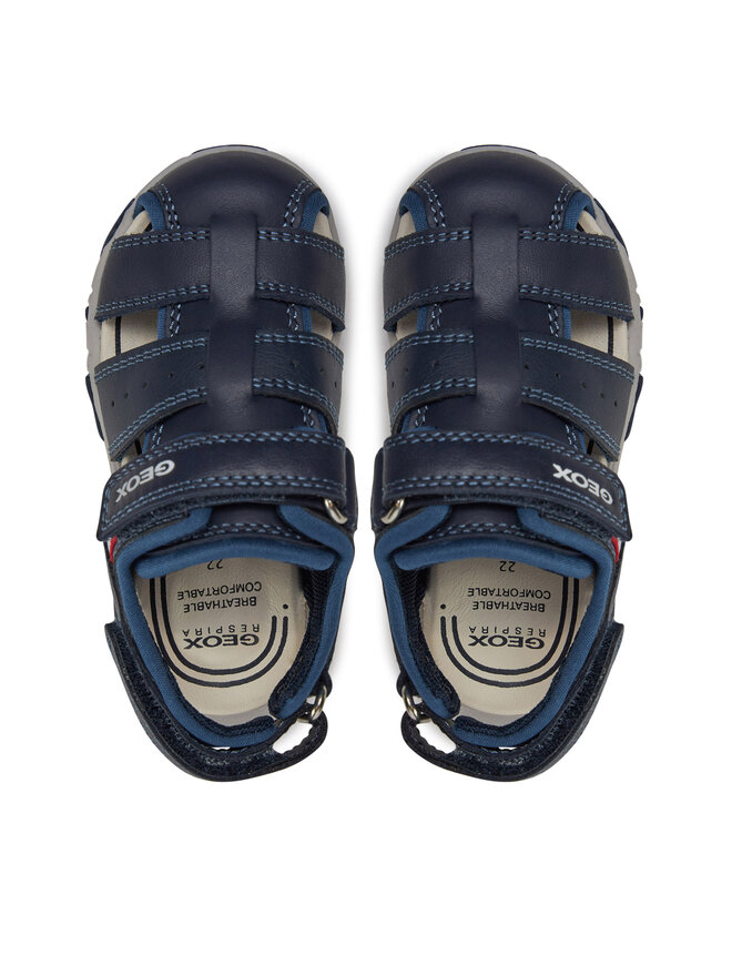 Geox Sandale Geox B Sandal Flaffee Boy B4559B 08515 C4002 M Tamnoplava