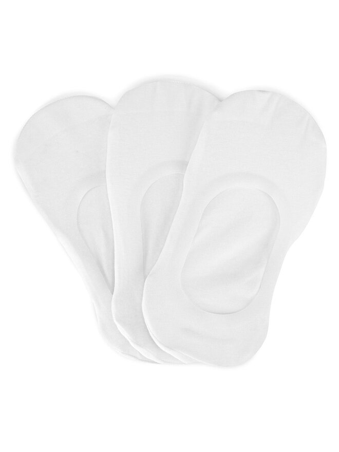 Jenny Fairy Sieviešu zeķes-pēdiņas Jenny Fairy AS-LCN-001-AW24 (3-PACK) Balts