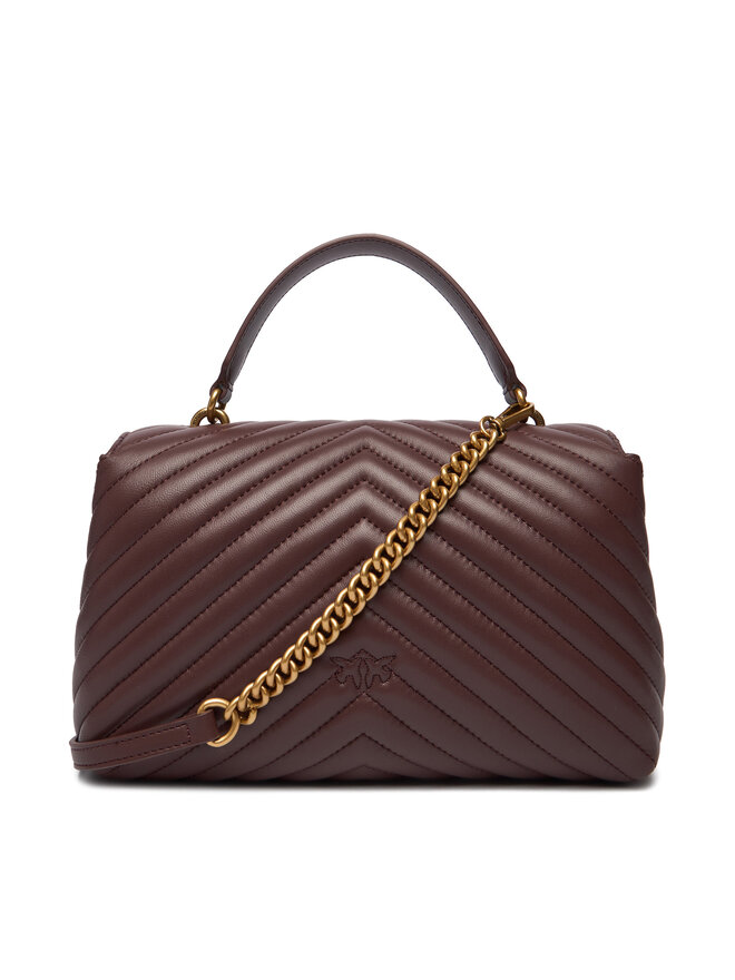 PINKO Handtasche PINKO Love Lady Puff Classic Cl Al 25-26 PLTT 100043 A0GK Dunkelrot