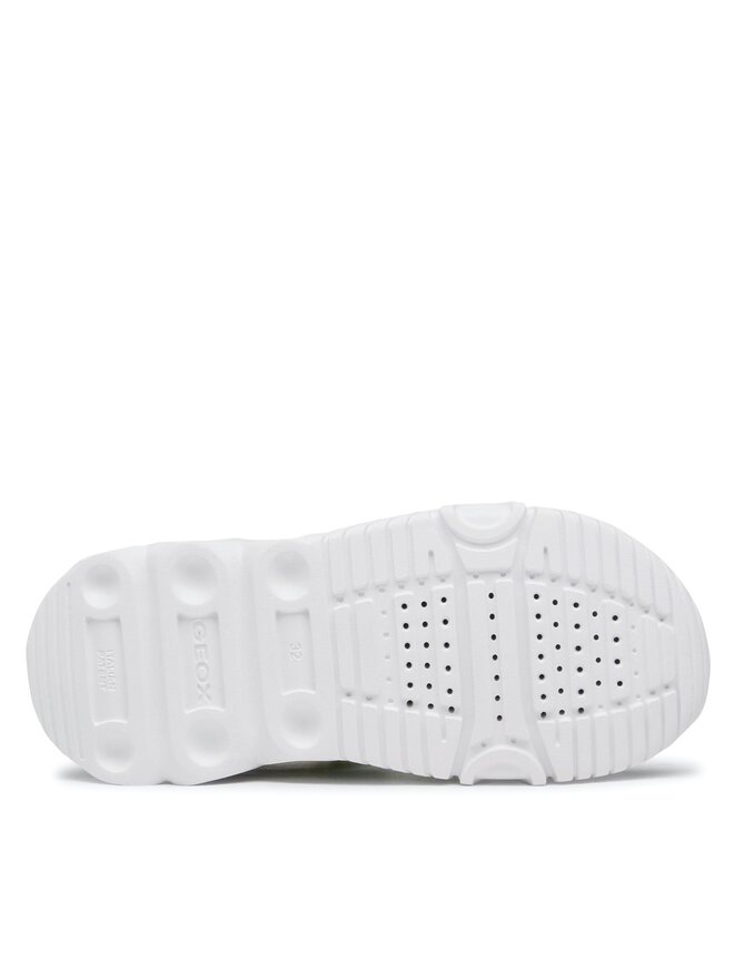 Geox J Wroom Boy Sneakers voor jongens, Lime Black, 28 EU