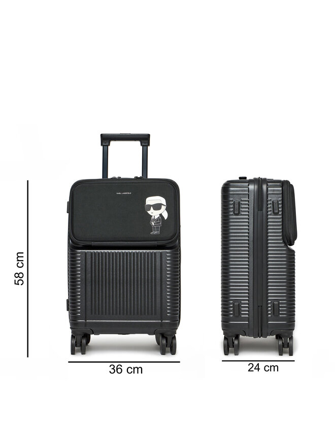 KARL LAGERFELD Βαλίτσα Καμπίνας KARL LAGERFELD 236M3196 Μαύρο