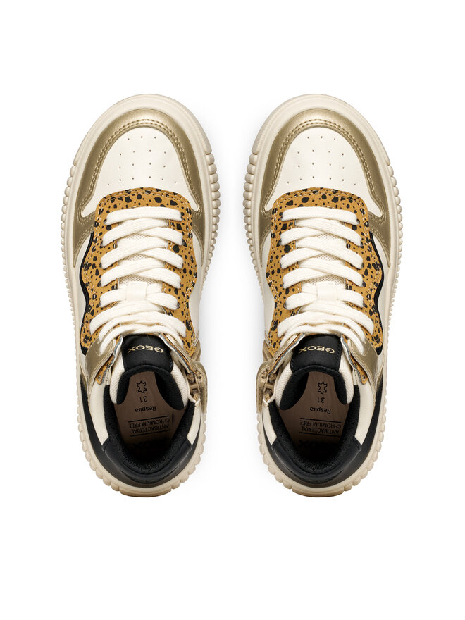 Geox Snīkeri Geox J Laquinny J56M3B 054AJ C1M2U D Balts