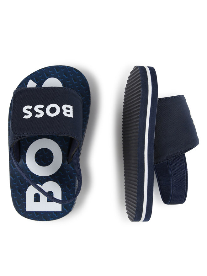 BOSS Sandály Boss J50889 S Tmavomodrá
