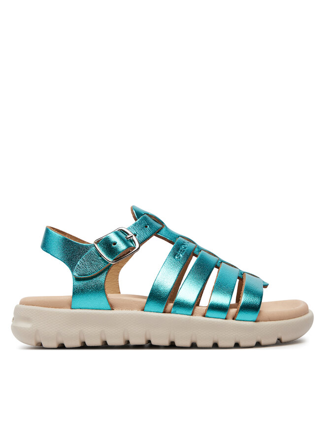 Geox Szandál Geox J Sandal Soleima Gir J35GSB 000CF C3035 M Zöld