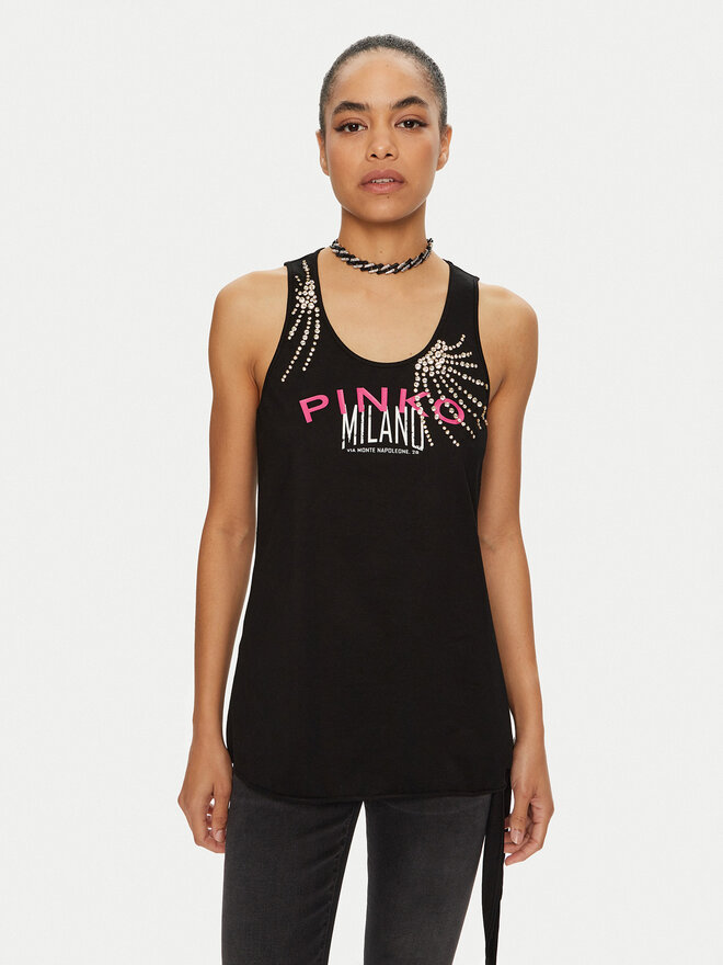 PINKO PINKO Felső Lesina 103131 A1LV Fekete Regular Fit
