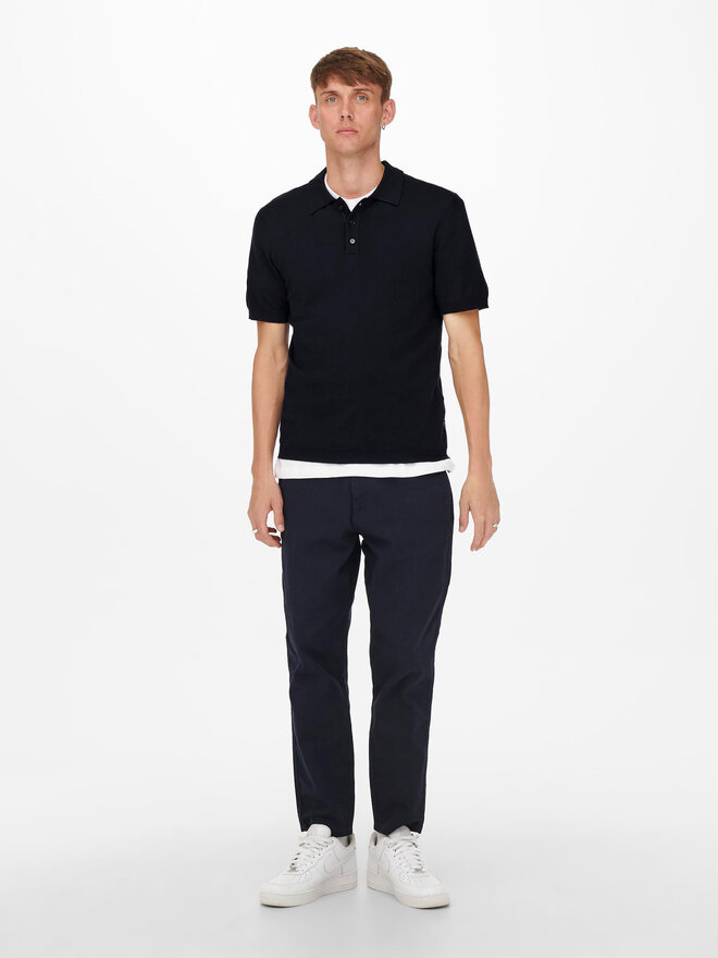 Only & Sons Only & Sons Poloshirt Wyler 22022219 Dunkelblau Regular Fit